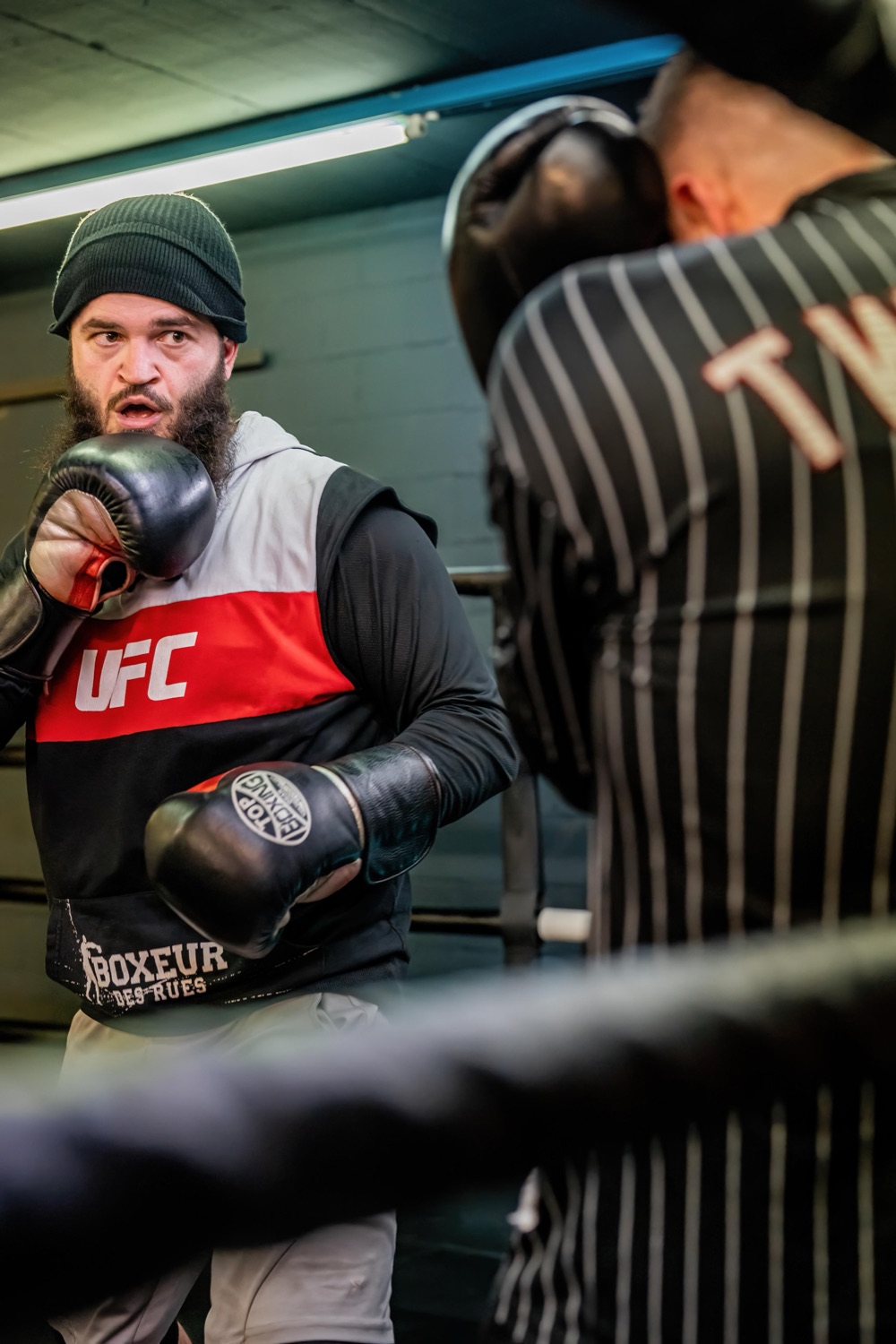 Sparring im Ring bei Eagle Muay Thai Luzern